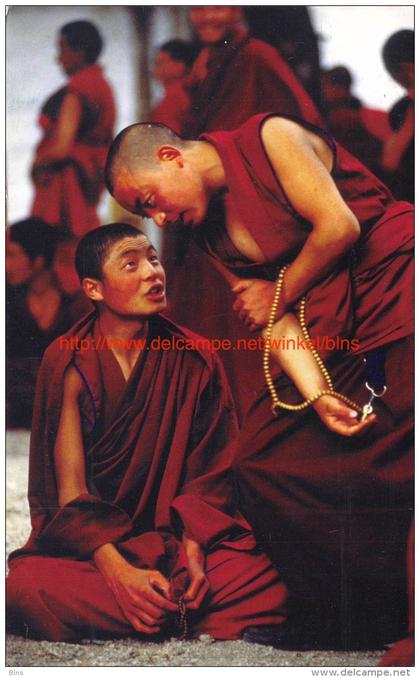 Monks debating - Nepal