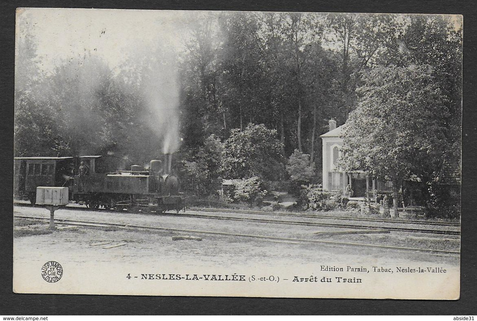 NESLES LA VALLEE - Arrêt du Train