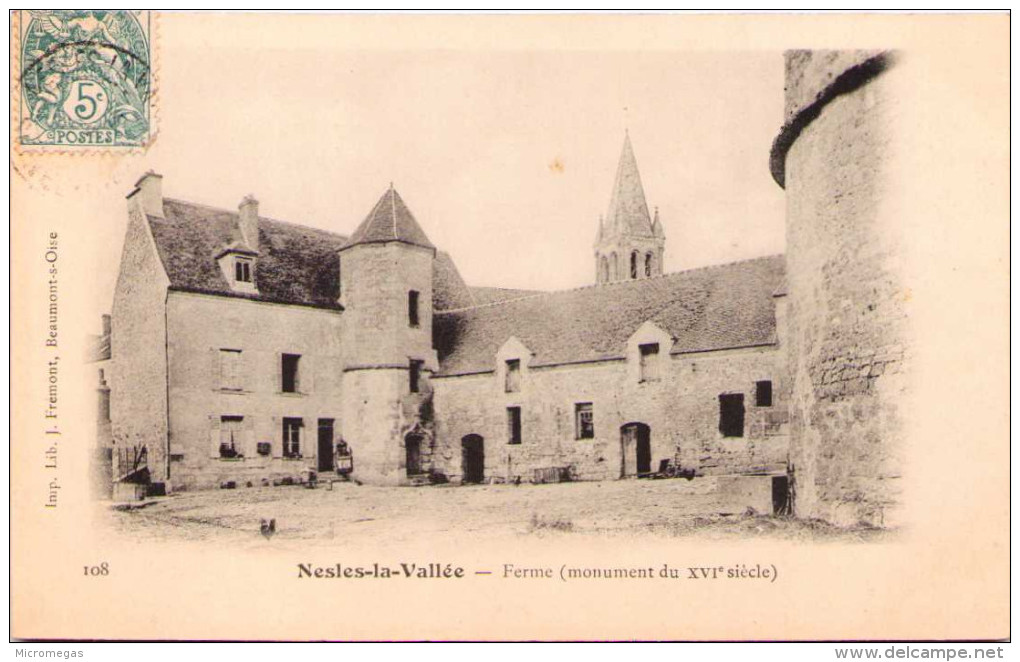 NESLES-la-VALLÉE - Ferme (Monument du XVIe siècle)