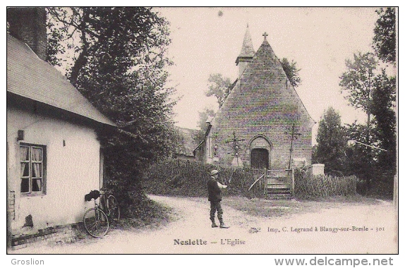 NESLETTE  301   L'EGLISE (ENFANT ET CYCLE)