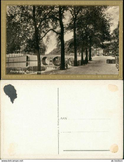 Postkaart Amsterdam Amsterdam Keizergracht - Straße 1913