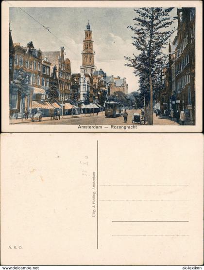 Postkaart Amsterdam Amsterdam Rozengracht 1926