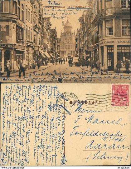 Postkaart Amsterdam Amsterdam Utrechtschestraat 1916