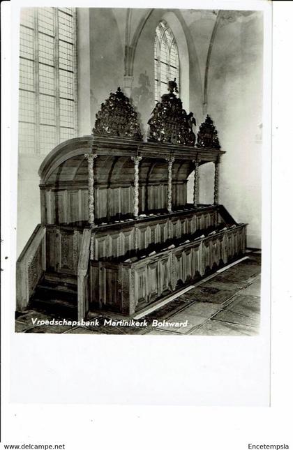 CPA Carte Postale -Pays Bas-Bolsward- Martinikerk Vroedschapbank -VM24231br