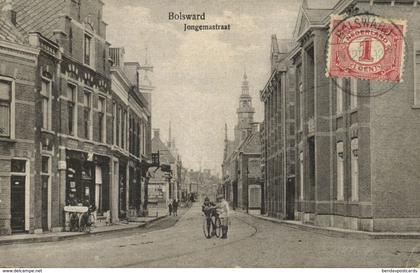 Nederland, BOLSWARD, Jongemastraat (1910s) Ansichtkaart