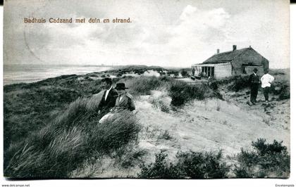 CPA - Carte Postale - Pays-Bas - Cadzand - Badhuis Cadzand met duin en strand  - 1922 ( RH18351OK)