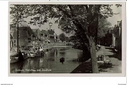 CPA-cartes Postale Pays Bas- Dokkum-Kleindiep met stadhuis -VM23024br