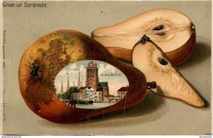 Groet uit Dordrecht - Litho