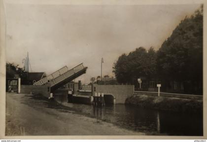 Bovensmilde (Boven-Smilde)(Dr.) FOTOKAART (origineel) Bij de Norgervaart (Brug) 19??