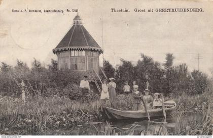 GROET UIT GEERTRUIDENBERG    THEETUIN   1905         2 SCANS