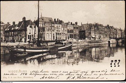 1908. MIDDELBURG Bierkaai. 5 c. MIDDELBURG 28.4.08. (Michel 54) - JF190486