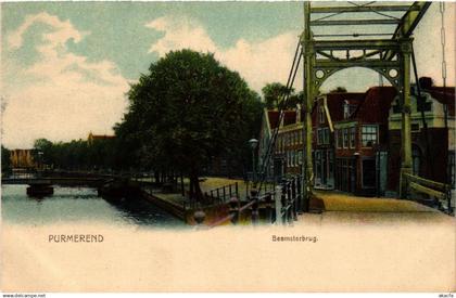 CPA AK PURMEREND Beemsterbrug NETHERLANDS (602756)