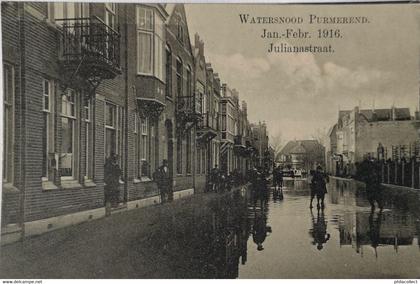 Purmerend // Watersnood 1916 - Julianastraat 19??