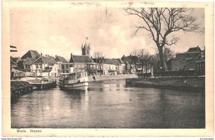 CPA - Carte Postale - Pays Bas- Sluis Haven VM44454