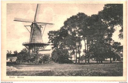 CPA-carte postale Pays Bas-Sluis    Molen VM44388