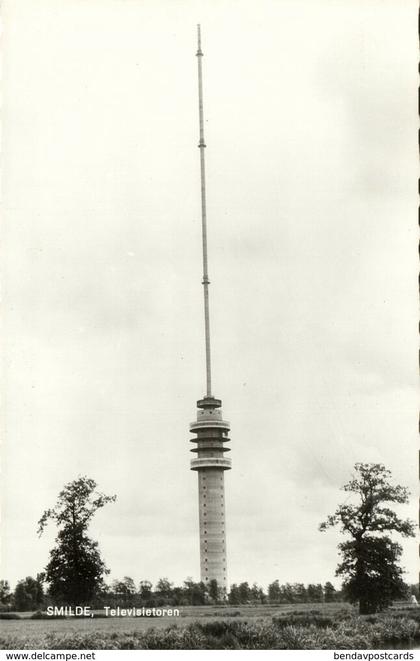 Nederland, SMILDE, Televisietoren (1950s) RPPC Ansichtkaart