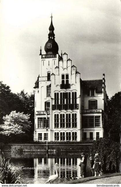 Nederland, VUGHT, Gemeentehuis (1960s) Ansichtkaart