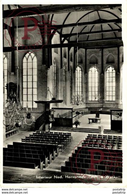 WORKUM  INTERIEUR NED HERVORMDE KERK TE WORKUM    Workum Friesland   HOLLAND HOLANDA NETHERLANDS