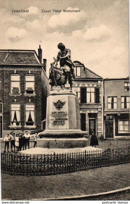 Zaandam, Czaar Peter Monument, um 1910/20