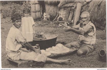 Missions des Pères des Sacrés Coeurs - Preparation du Poï - aliment national des Canaques