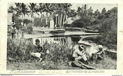 new caledonia, HOUAÏLOU, Native Kanak People (1905) Postcard