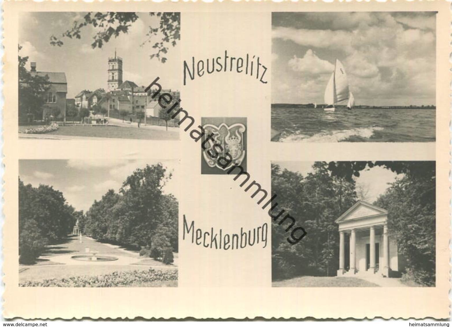 Neustrelitz - Foto-AK Grossformat Handabzug - Verlag Foto-Schneider Neustrelitz