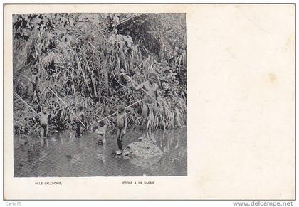 Océanie -  Nouvelle Calédonie -  Pêche à la sagaie - Précurseur