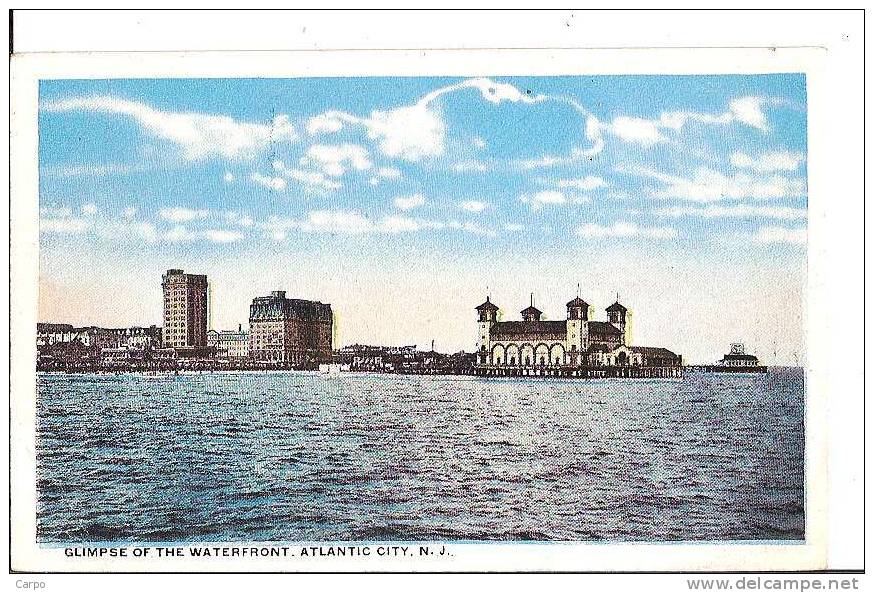 NEW JERSEY (NJ). - Glimpse of the waterfront, Atlantic City.