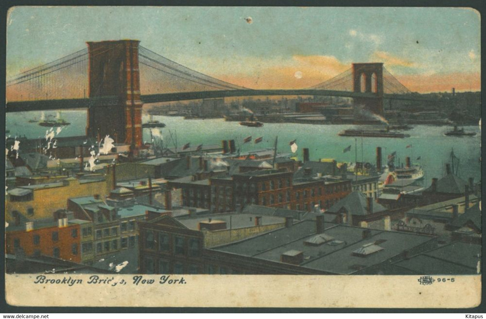 NEW YORK Brooklyn vintage postcard USA