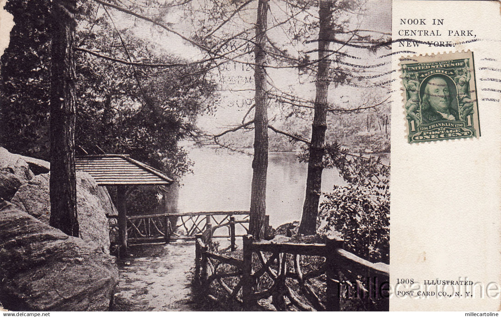 * NEW YORK - Central Park - Nook 1906