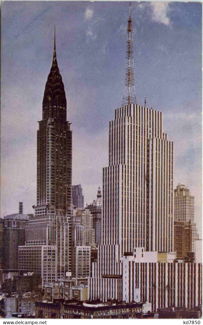 New York - Chrysler and News Building