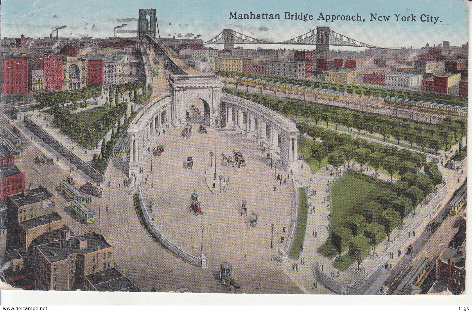 New York City - Manhattan Bridge Approach