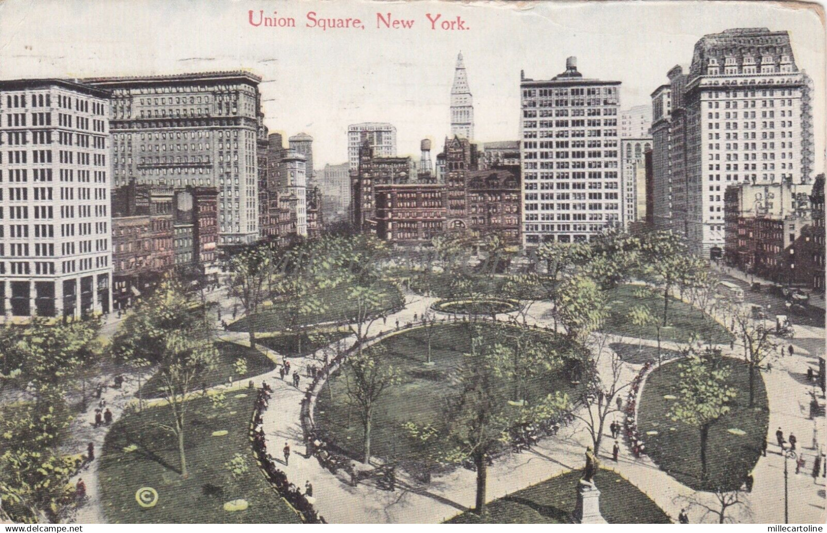 NEW YORK CITY - Union Square 1915