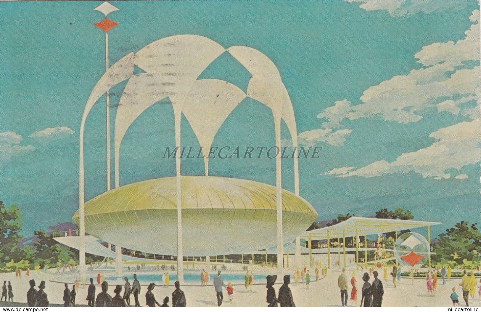 NEW YORK -  New York City - World's Fair - Johnson Wax Pavilion 1964