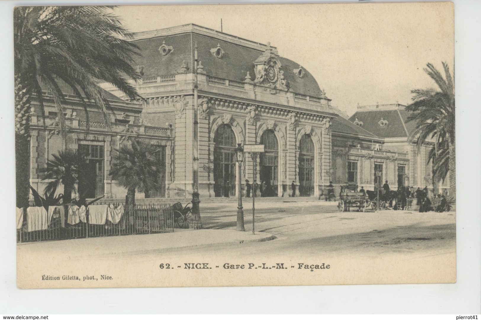 NICE - La Gare P.L.M. - Façade