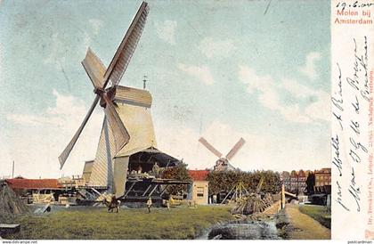 Nederland - AMSTERDAM - Molen bij Amsterdam