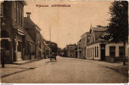 CPA AK APPINGEDAM Wijkstraat NETHERLANDS (706297)