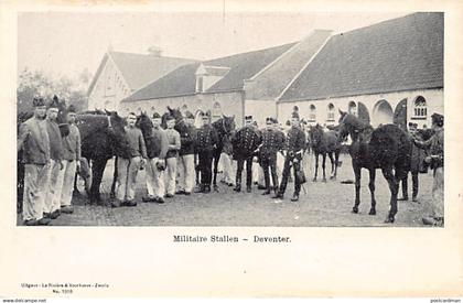 DEVENTER (OV) Militaire Stallen - Uitg. La Rivière 1918