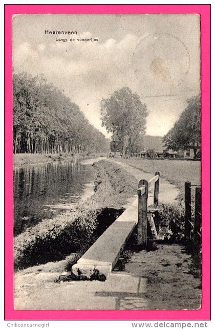 Heerenveen - Langs de vondertjes - 1914 - Uitg. Heerenveen Boekhandel