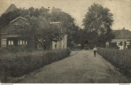 Nederland, HELLENDOORN, Dorpstraat (1916) Ansichtkaart