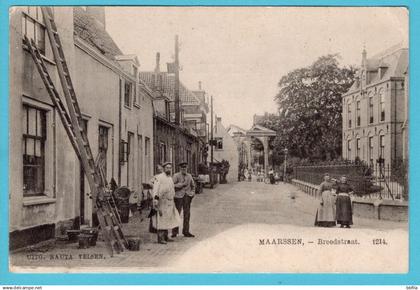 NEDERLAND prentbriefkaart Breedstraat 1903 Maarssen - 's Graveland