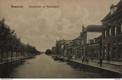 Maassluis // Noordvliet en Prinsenkade 1928