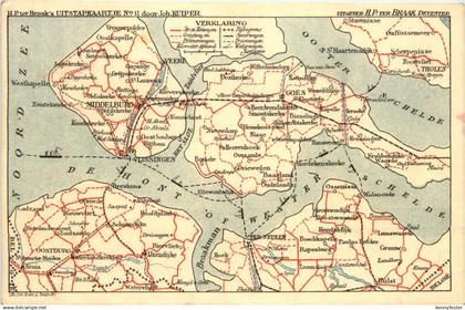 Middelburg - Uitstapkaartje - Map