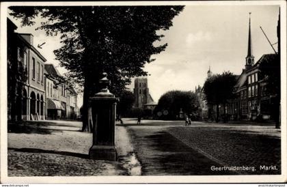 CPA Geertruidenberg Nordbrabant Niederlande, Markt