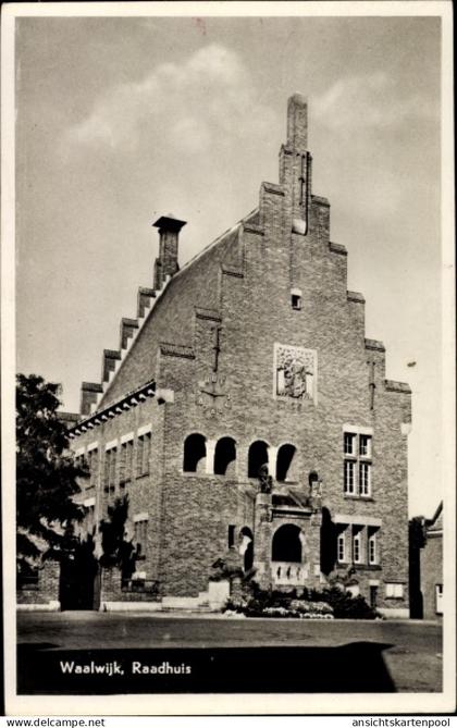 CPA Waalwijk Nordbrabant Niederlande, Raadhuis