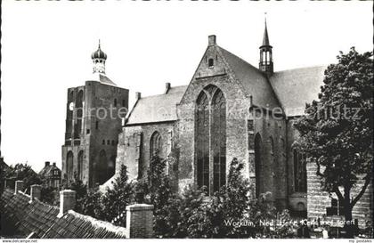 71804254 Workum Ned Herv Kerk met toren Kirche