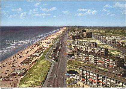 71847397 Zandvoort Holland Fliegeraufnahme Strand Haeuserblocks Zandvoort Hollan