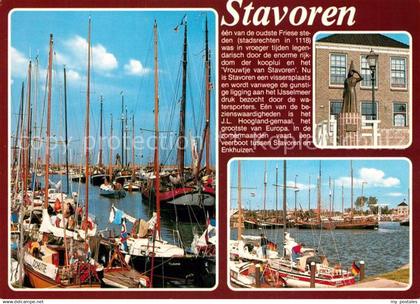 73227464 Stavoren Hafen Segelschiffe Yachten Denkmal