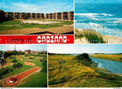 Cadzand Zeeland Hotelkomplex Strand Minigolfanlage