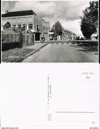 Postkaart Emmeloord-Noordoostpolder Lange Dreel - Straße 1962